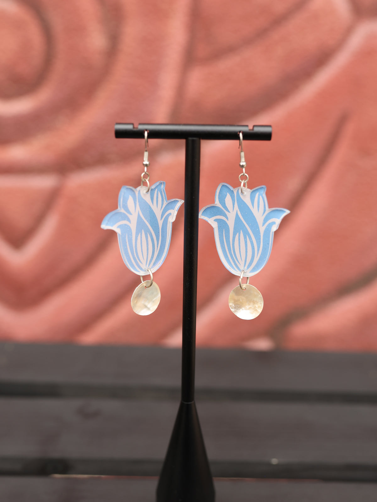 A Native Touch Flower Earrings