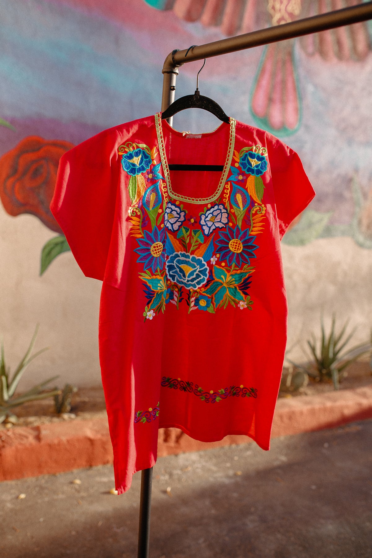 Fuschia Huipil Tenango - One Size