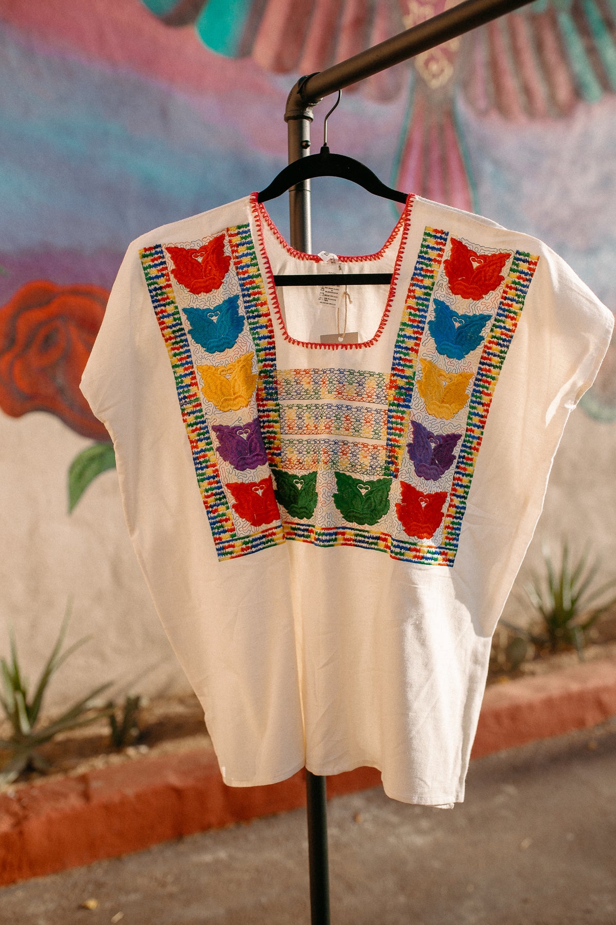 Cream Huipil Istmeña One Size