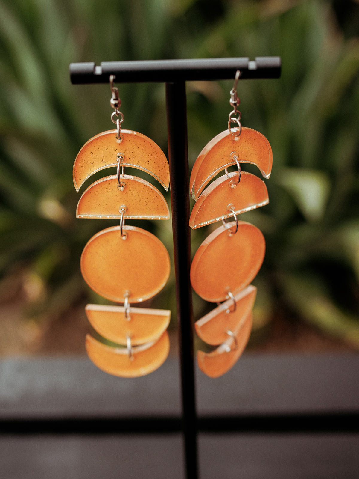 A Native Touch Moon Phase Earrings