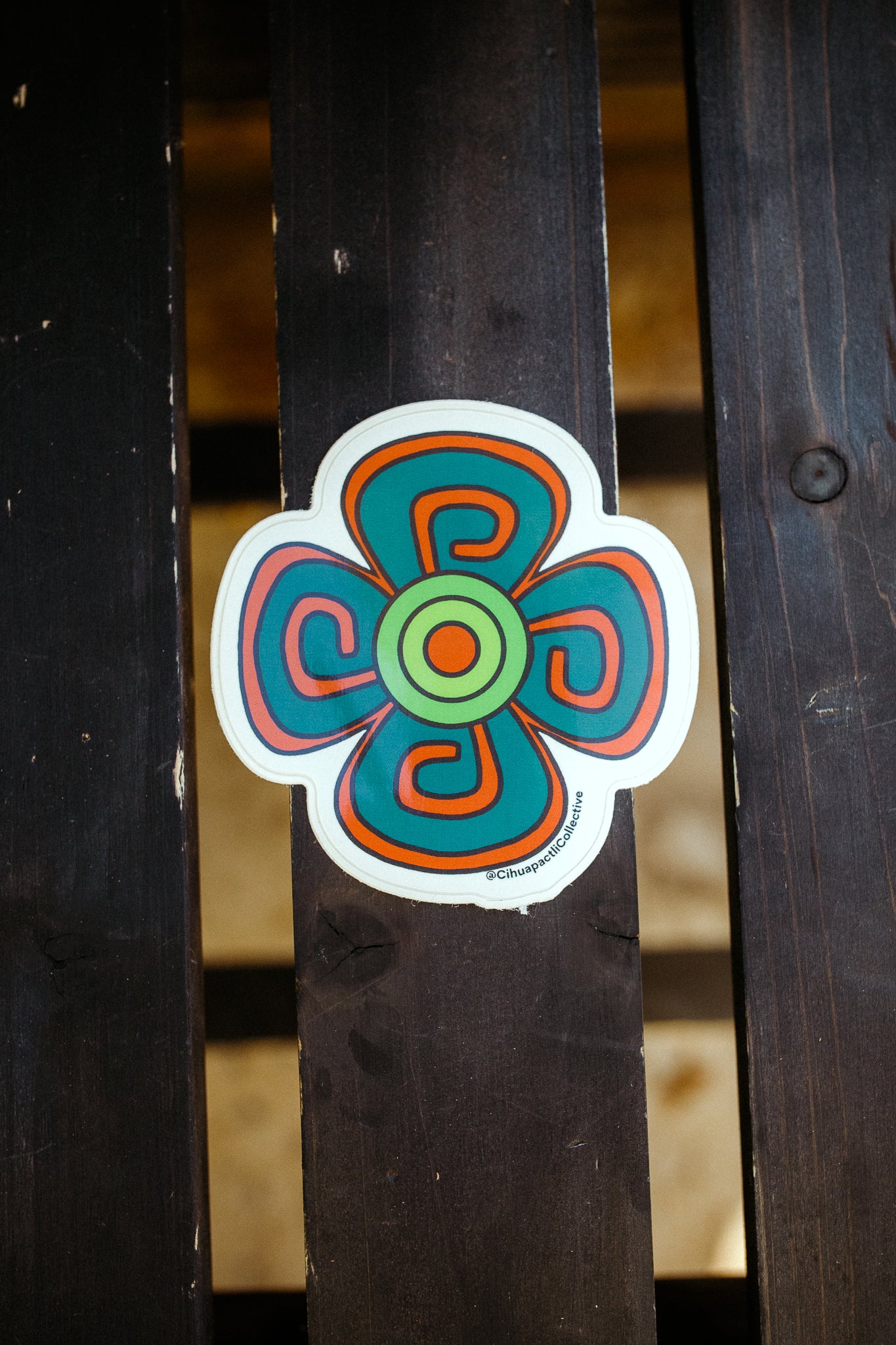 Sticker - 4" Cihuapactli Collective Flor