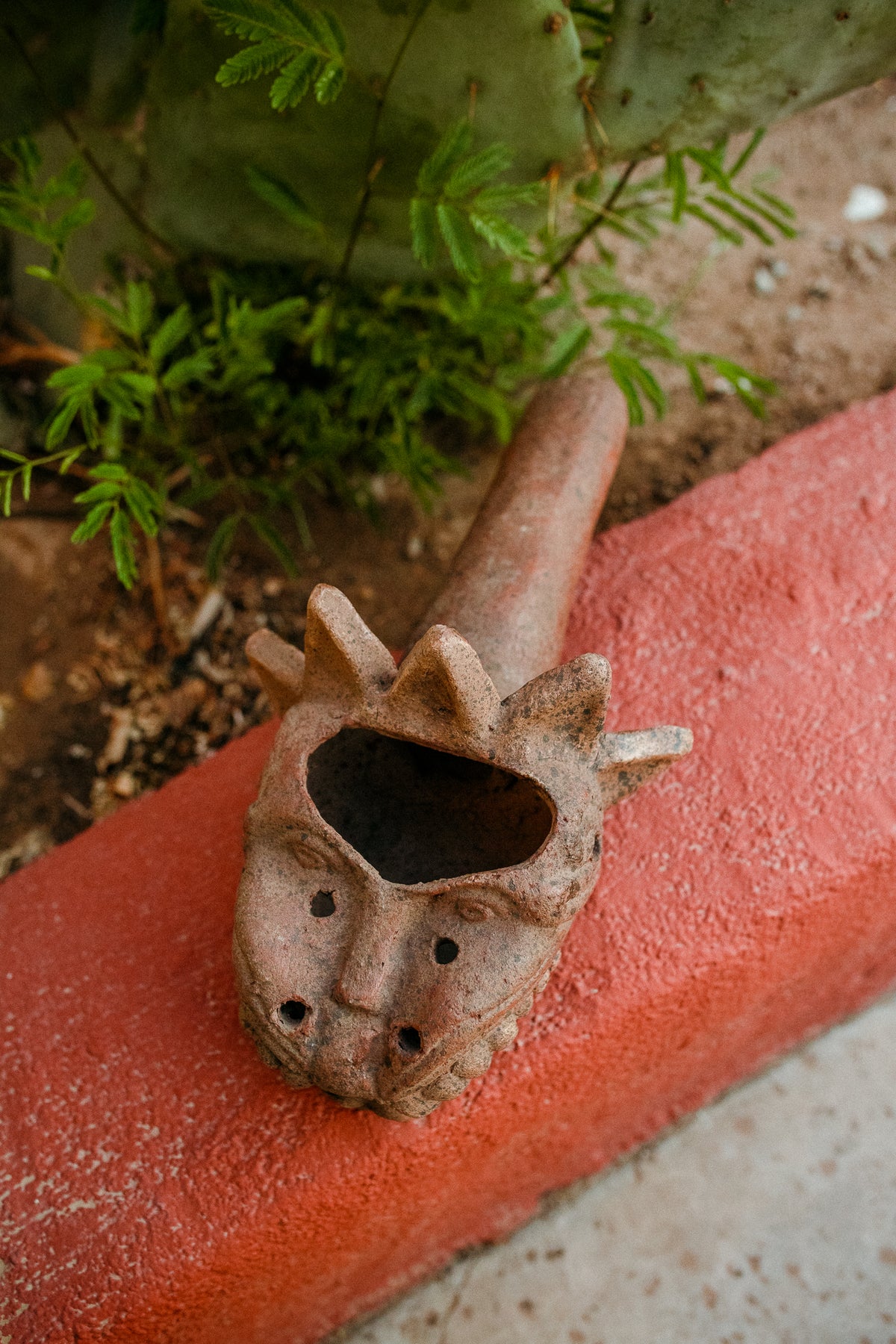 Large Quetzalcoatl Ceramic Copalero aka Popoxcomitl