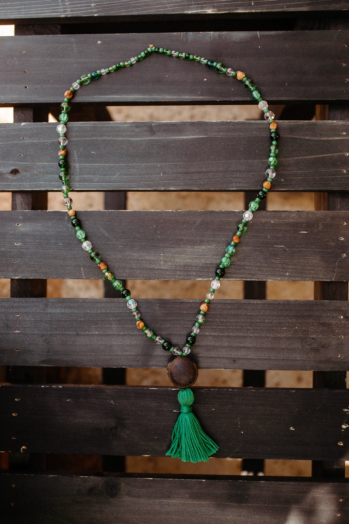 Ojo de Venado Beaded Necklace