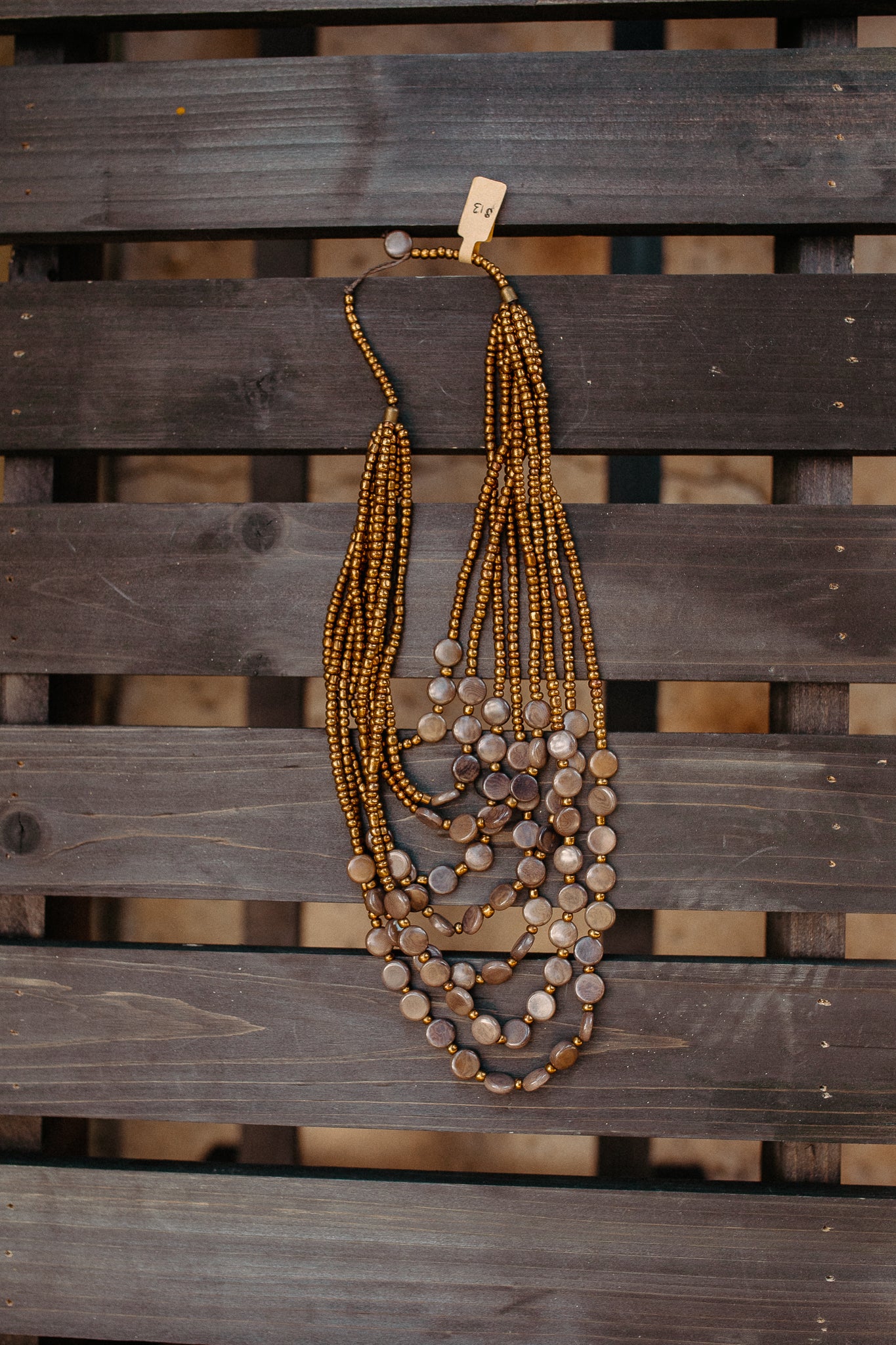 Flat Beaded Bracelet