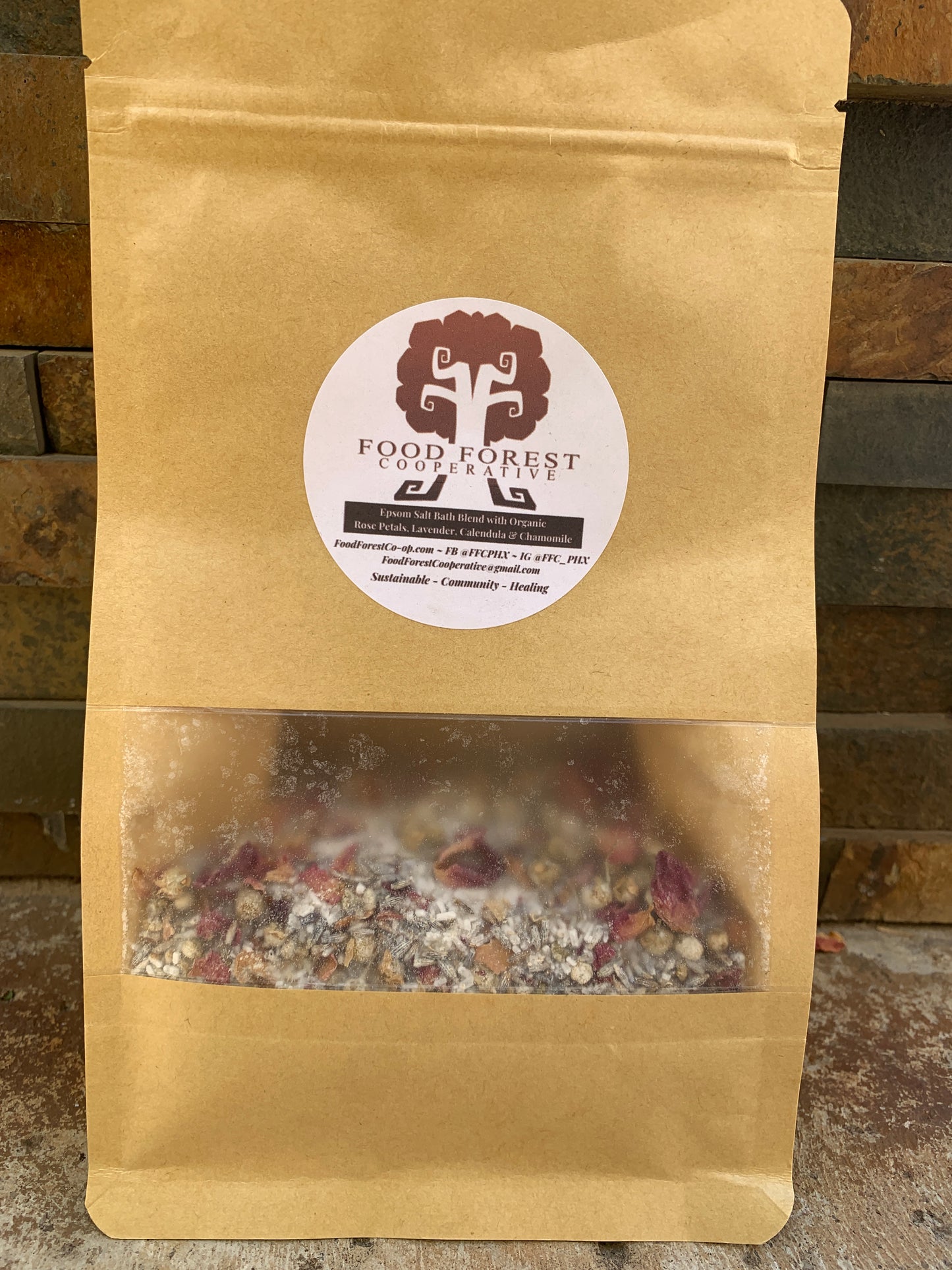 Epsom Salt Bath Blend Bag