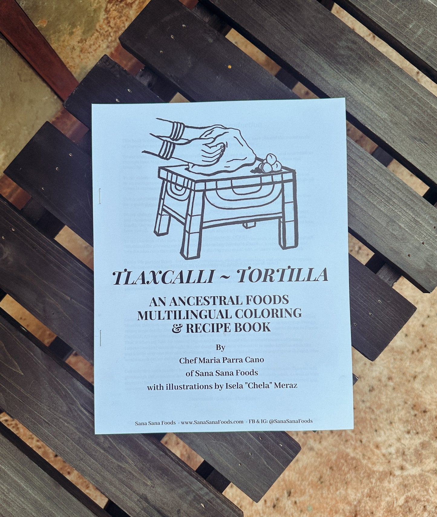 Tlaxcalli Tortilla Coloring Book