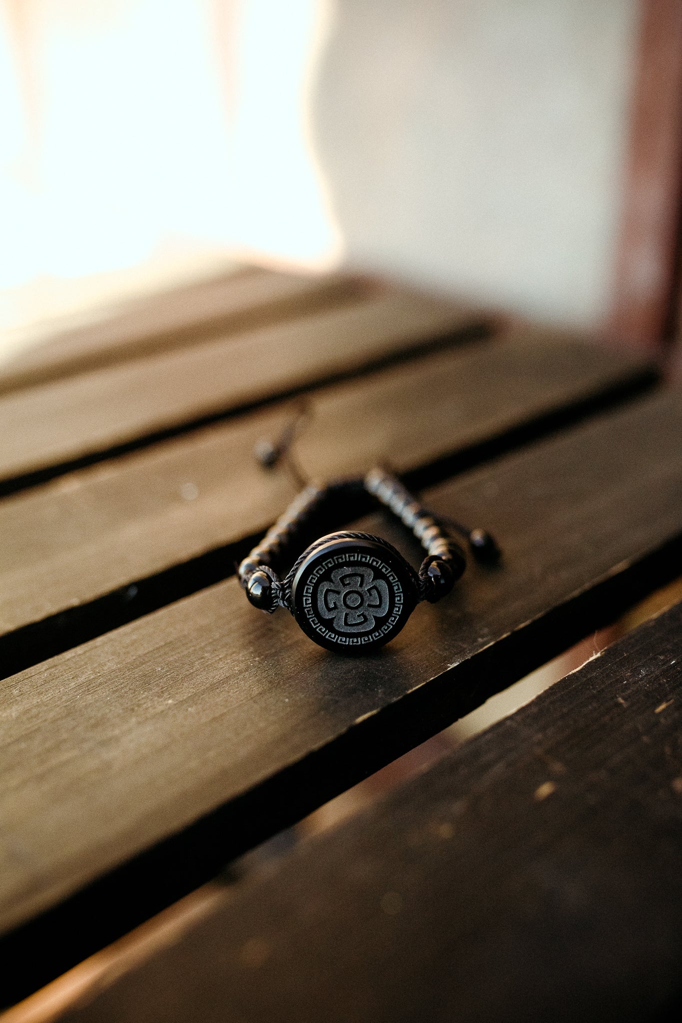 Obsidian Flor Bracelet