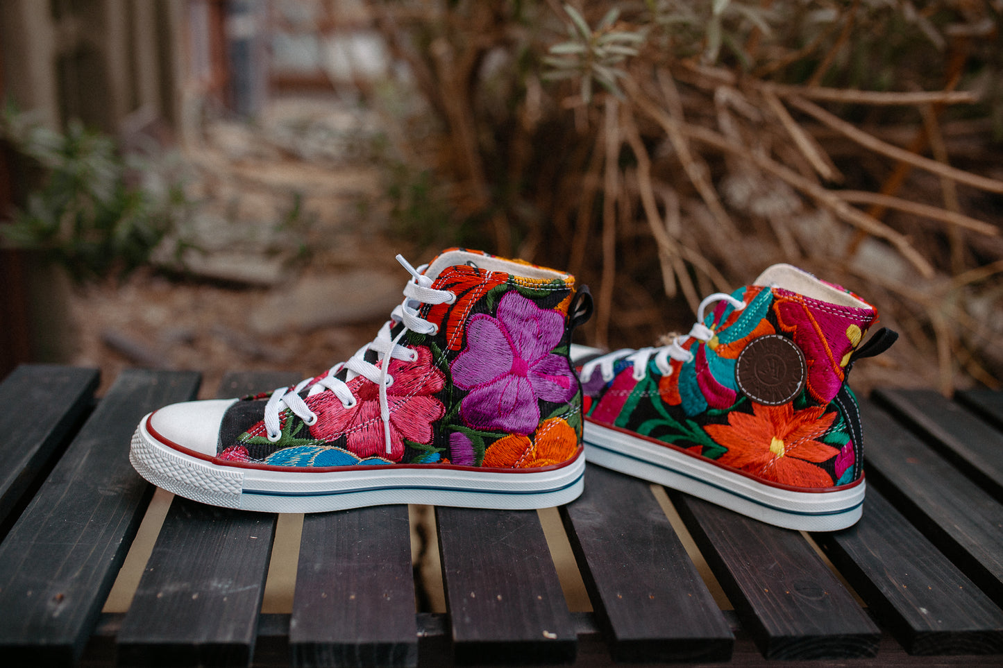 Shoes - Embroidered Hightops