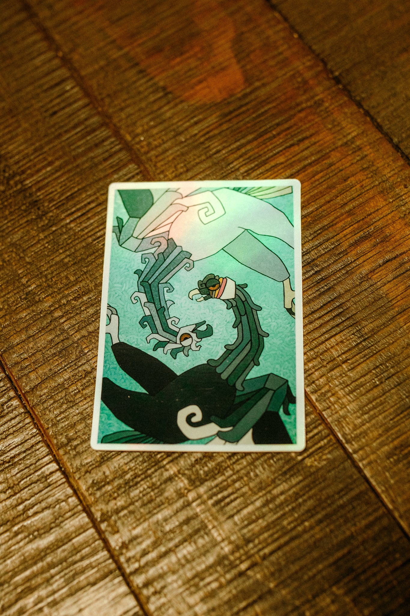 Holographic Eagle and Condor Sticker
