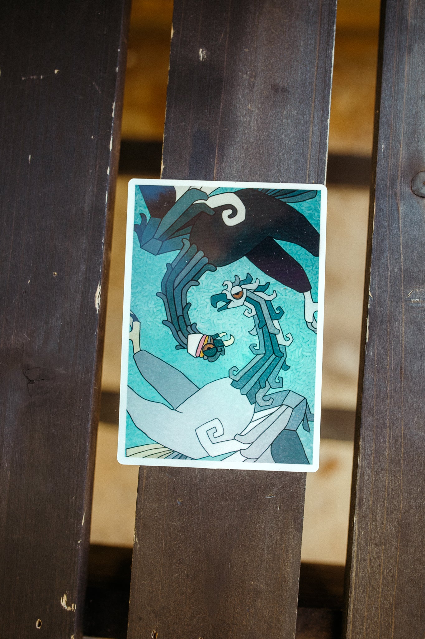 Holographic Eagle and Condor Sticker