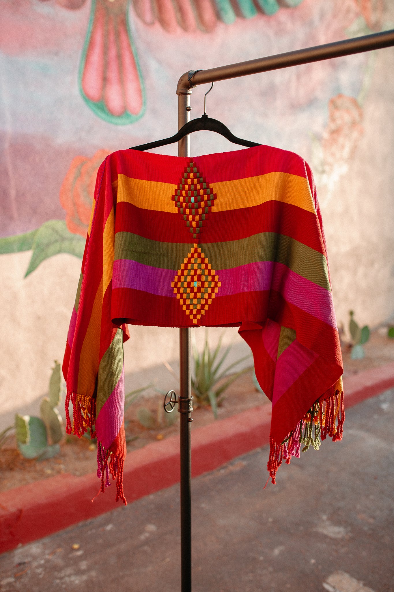 Multicolor Poncho de Chiapas