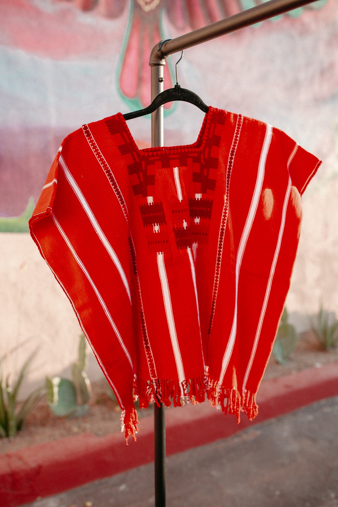 Short Red Huipil de Chiapas