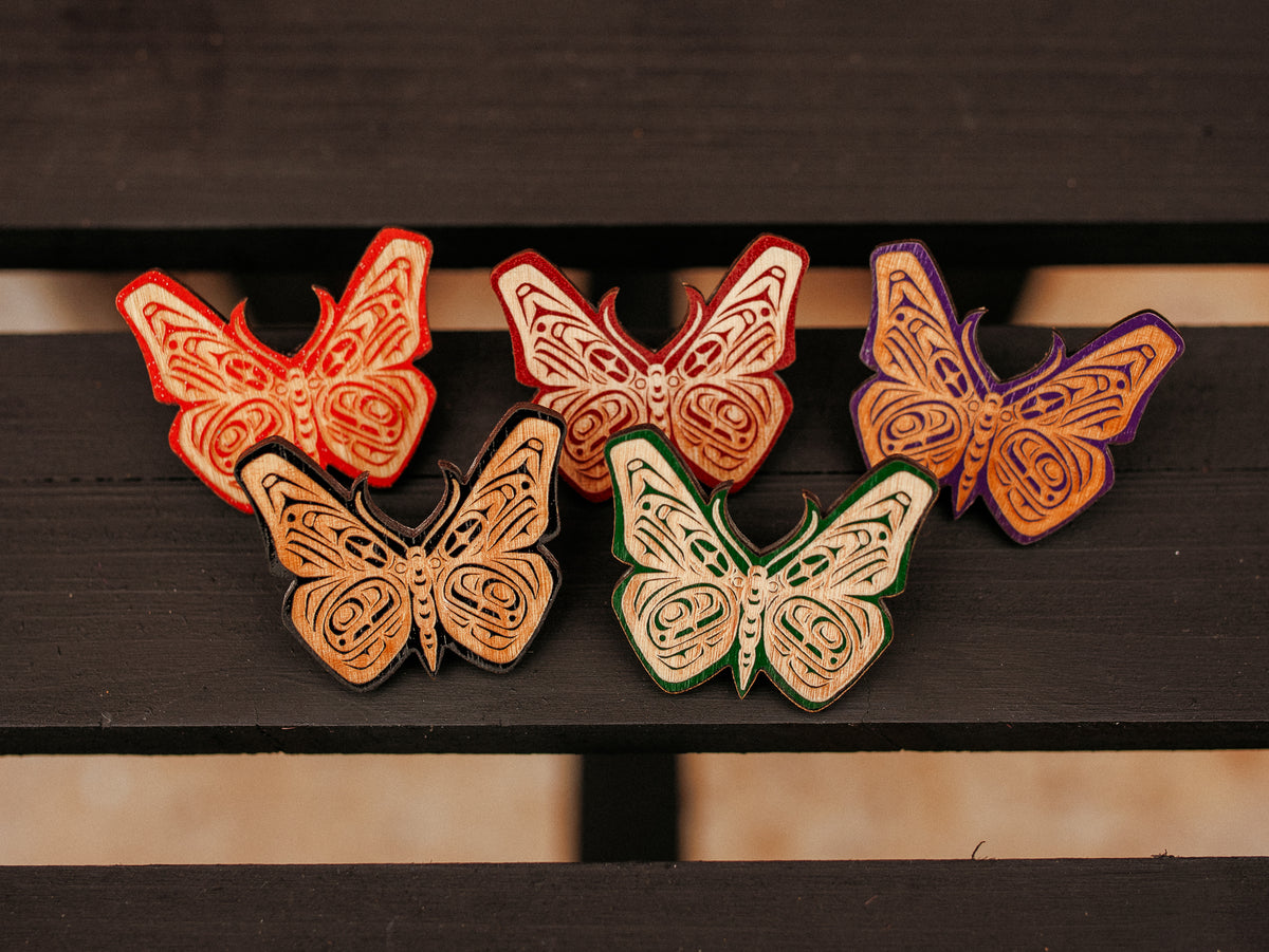 A Native Touch Butterfly Pins