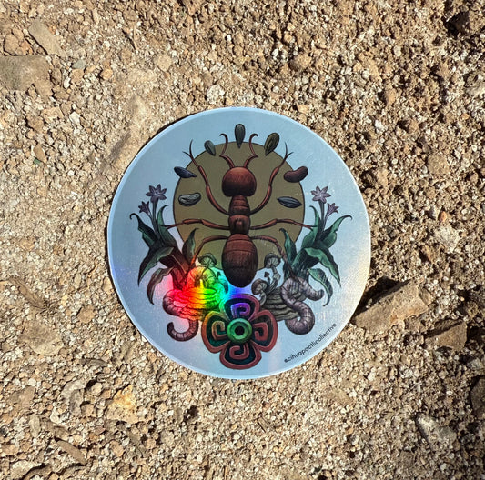 Our Sacred Duty to Mother Earth Holographic Sticker