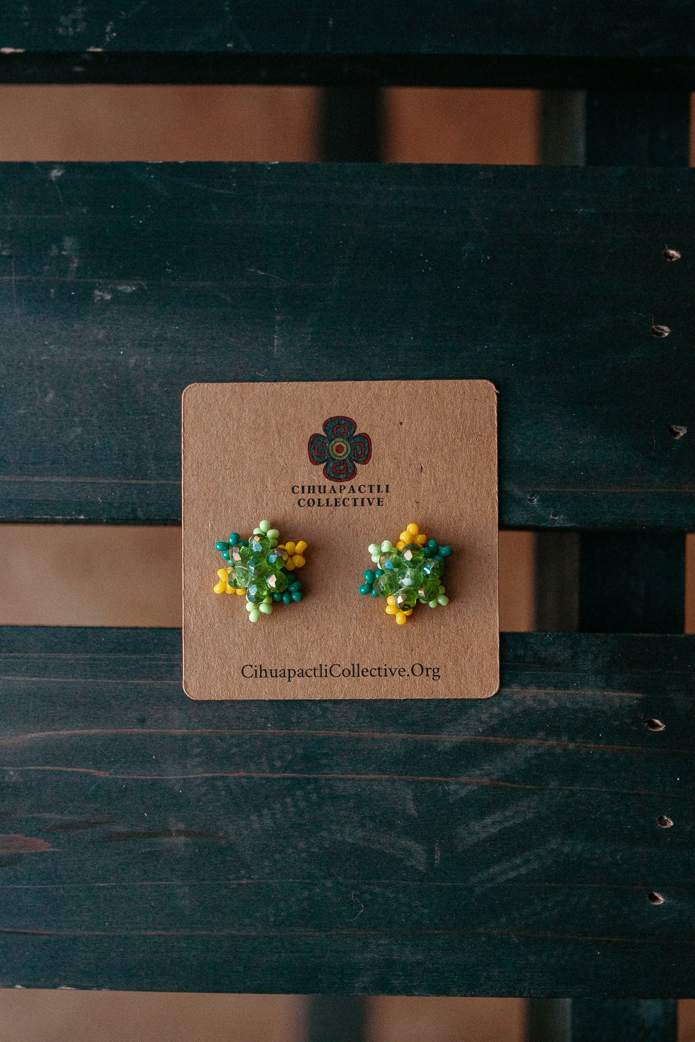 Beaded Studs - Earrings