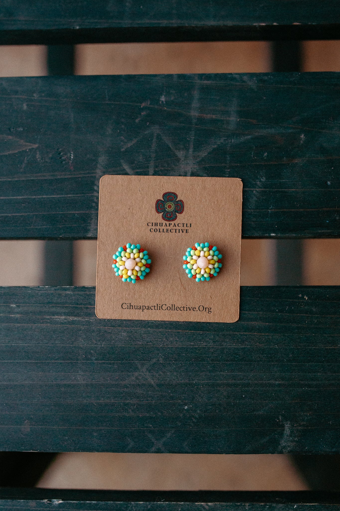 Beaded Studs - Earrings