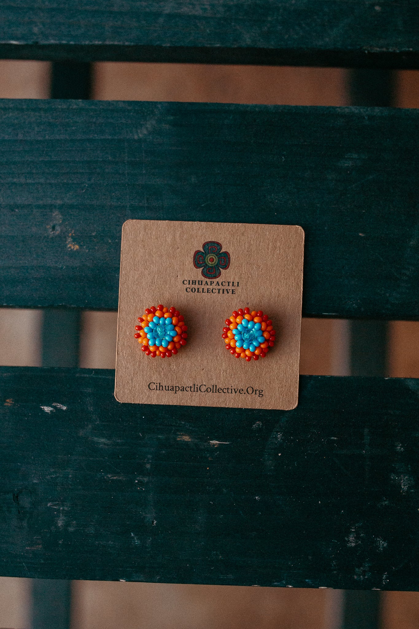 Beaded Studs - Earrings