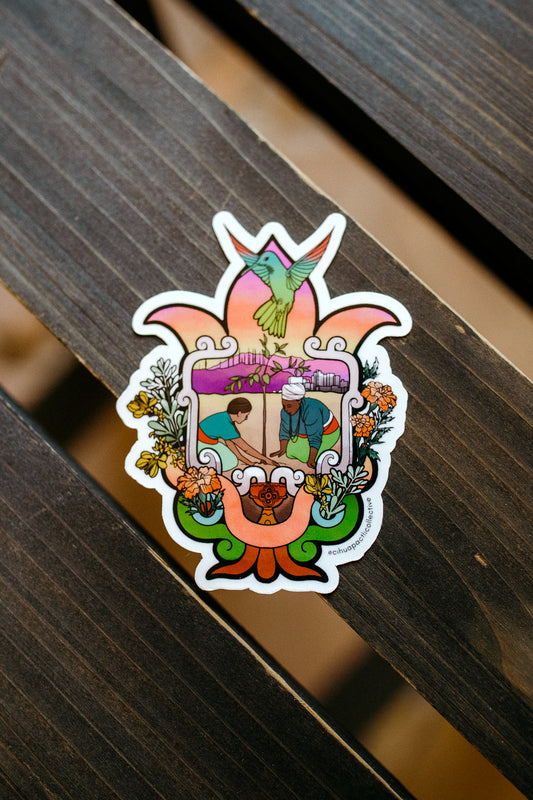 Honoring our Ancestors Through the Land CC Sticker