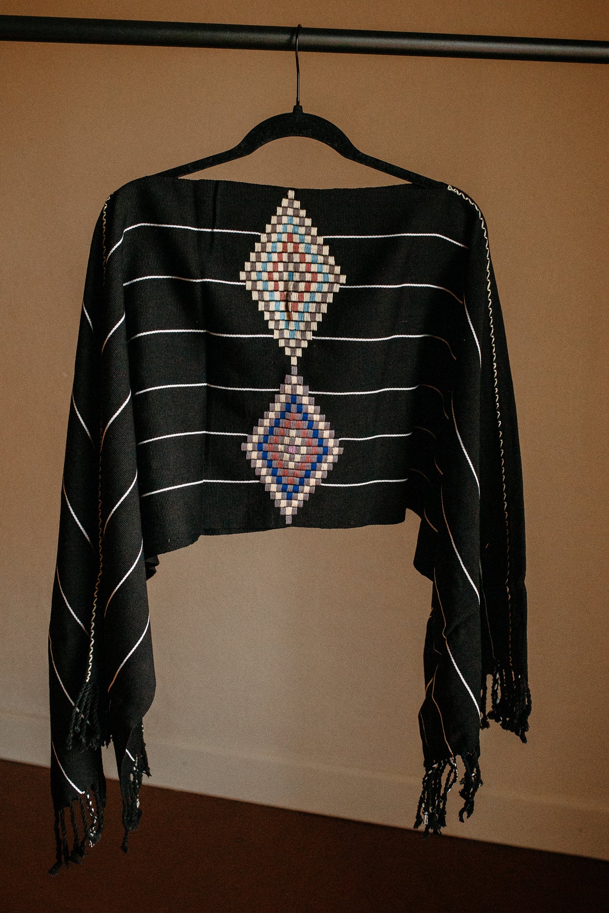 Black Chiapas Poncho