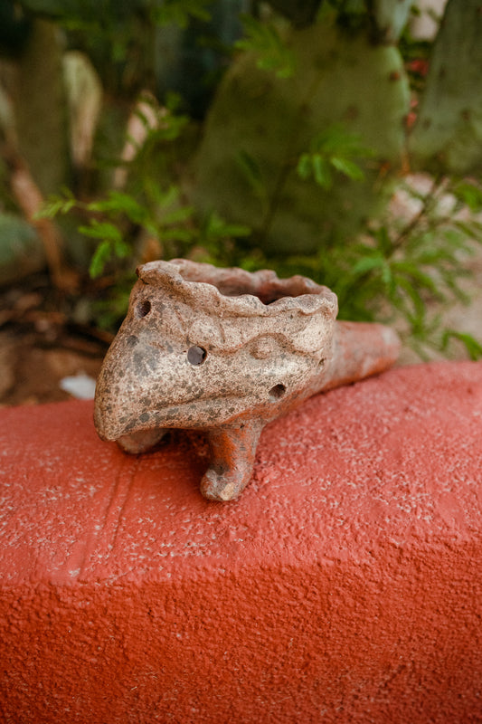 Large Eagle Ceramic Copalero aka Popoxcomitl