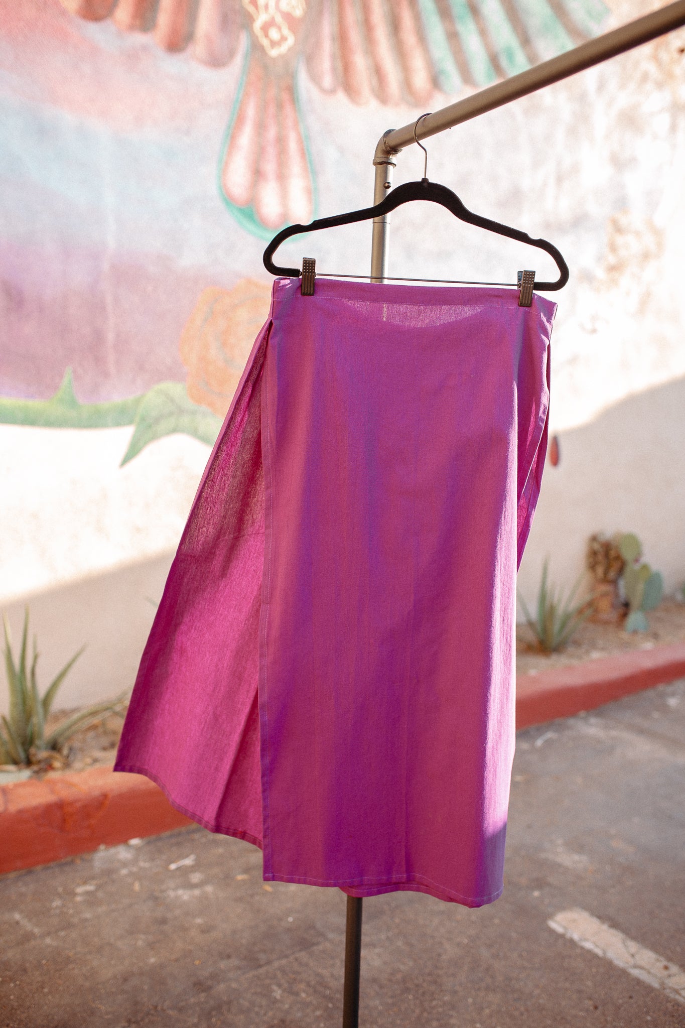 High Slit Cotton Skirts