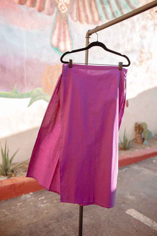 High Slit Cotton Skirts