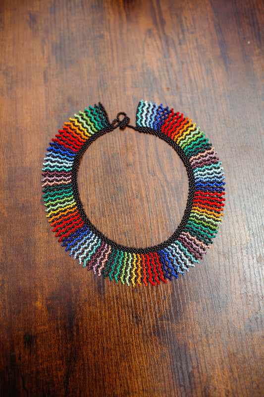 Multicolor Beaded Ecuadorian Necklace