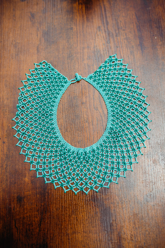 Turquoise Beaded Ecuadorian Necklace
