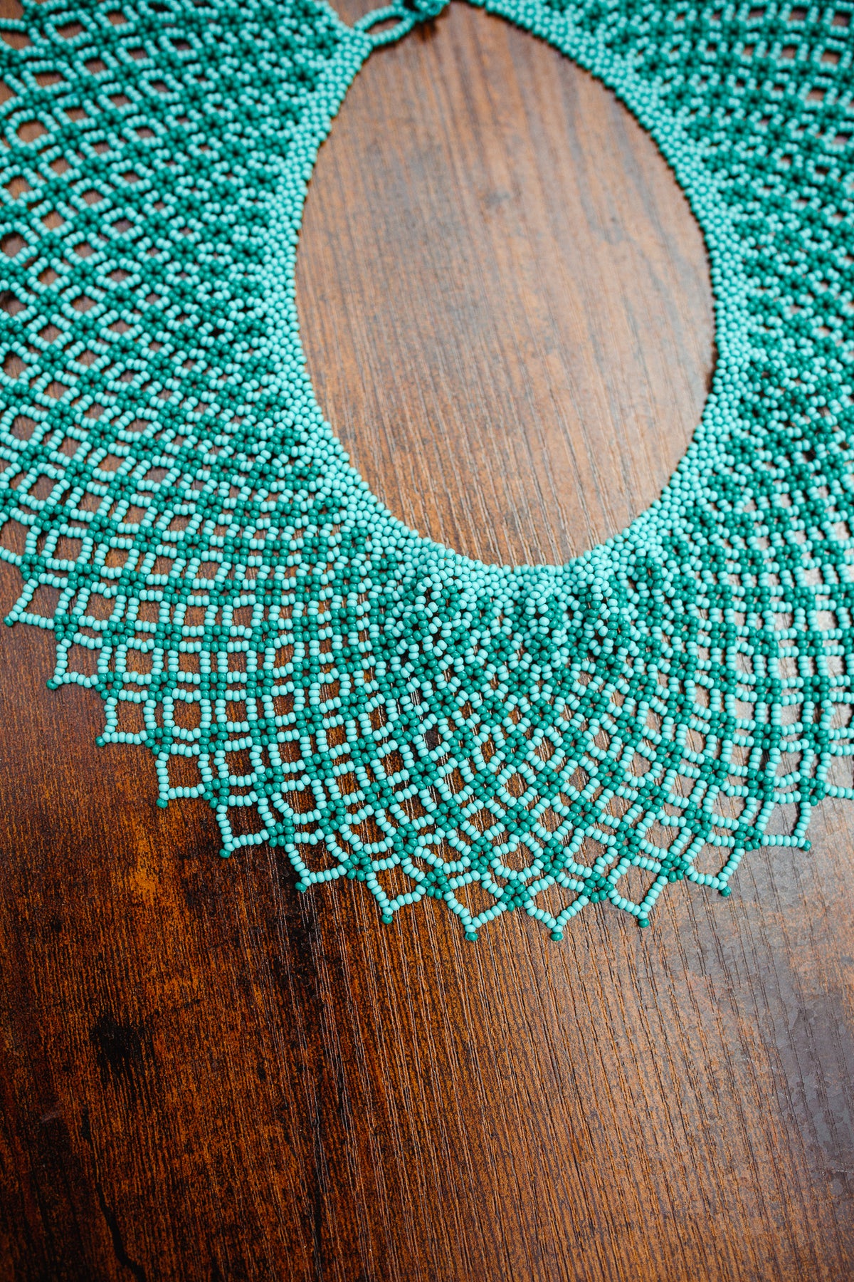 Turquoise Beaded Ecuadorian Necklace