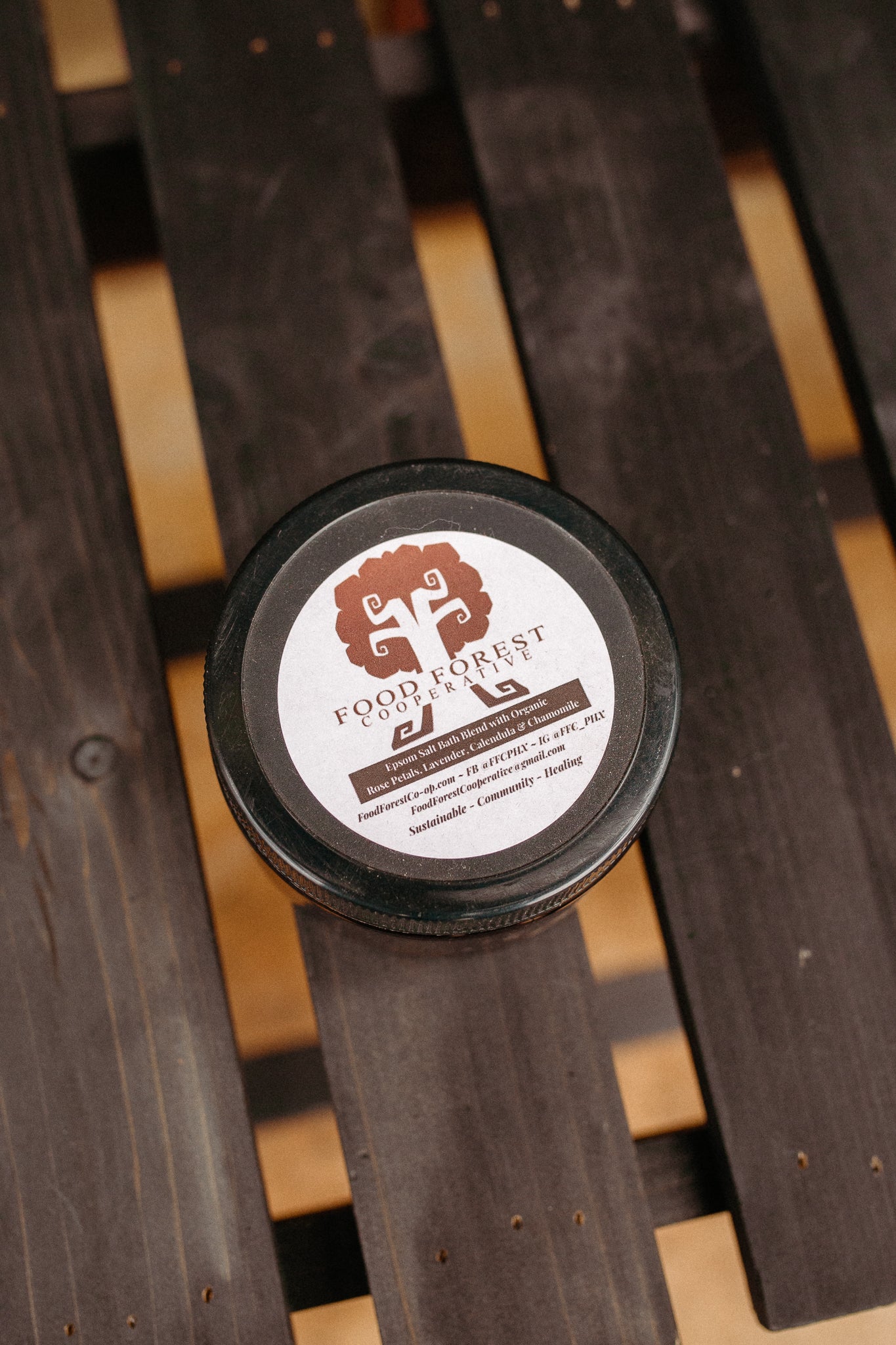Epsom Salt Bath Blend Jar