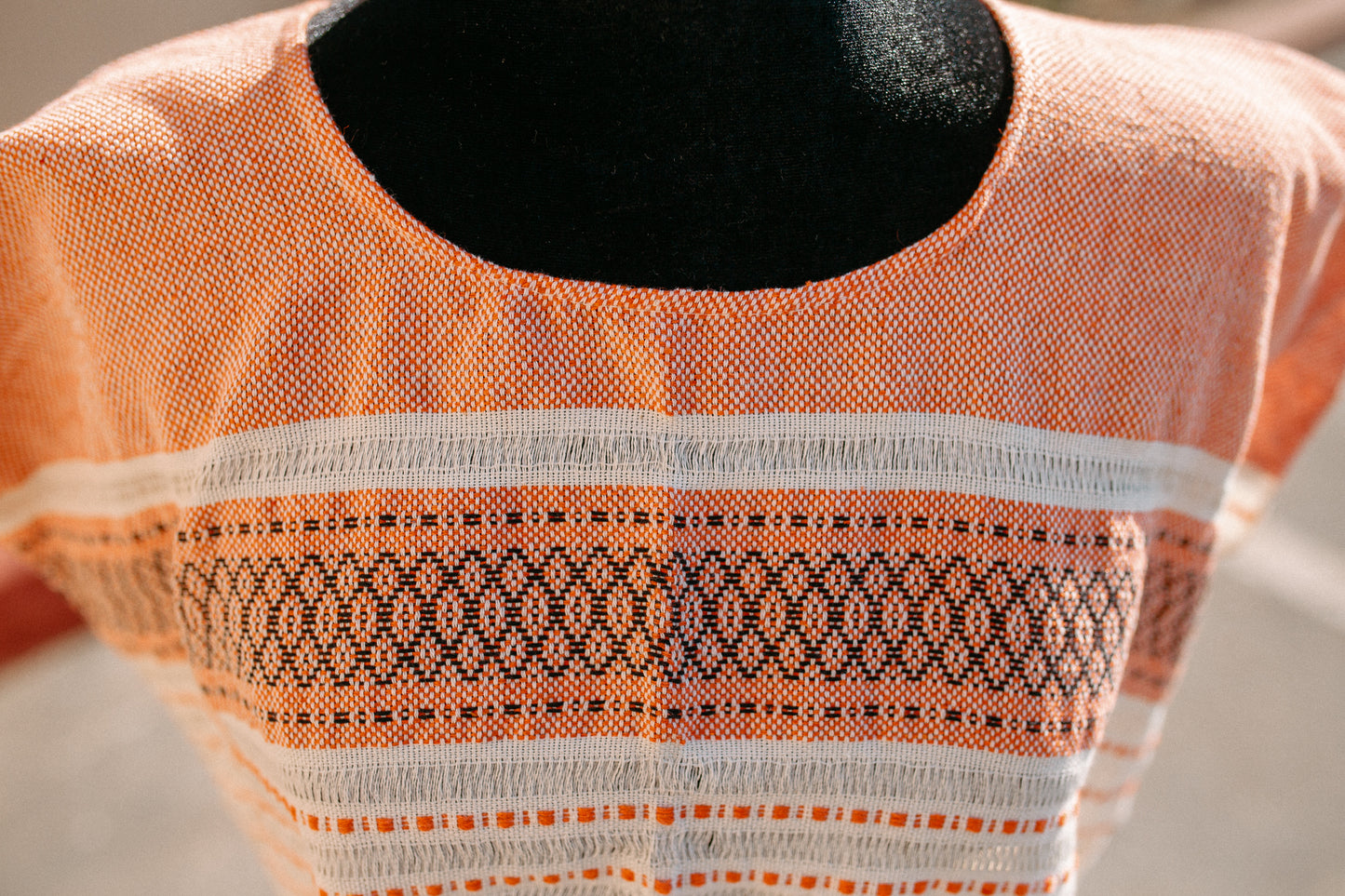 Cropped Woven Huipil