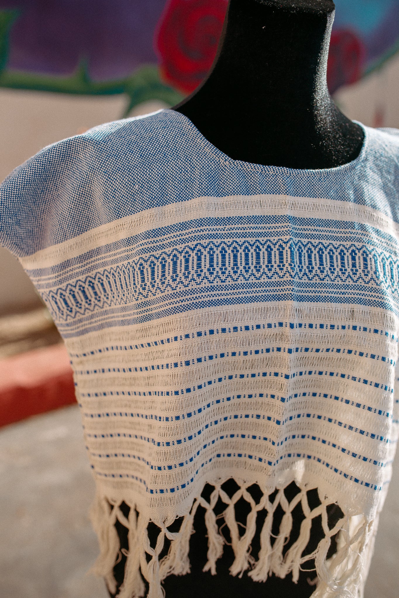 Cropped Woven Huipil