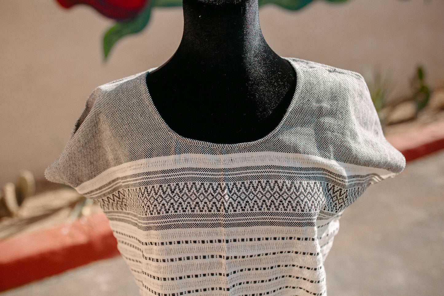 Cropped Woven Huipil