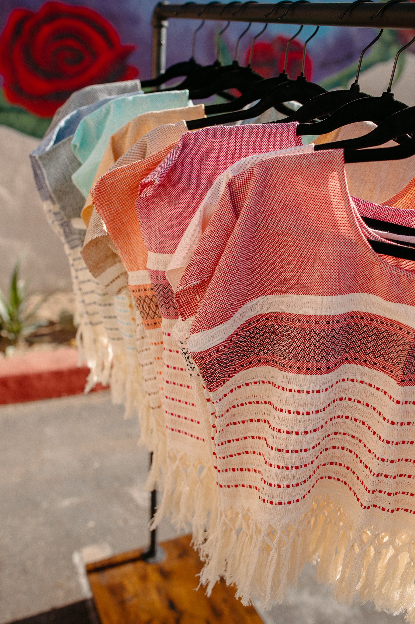 Cropped Woven Huipil