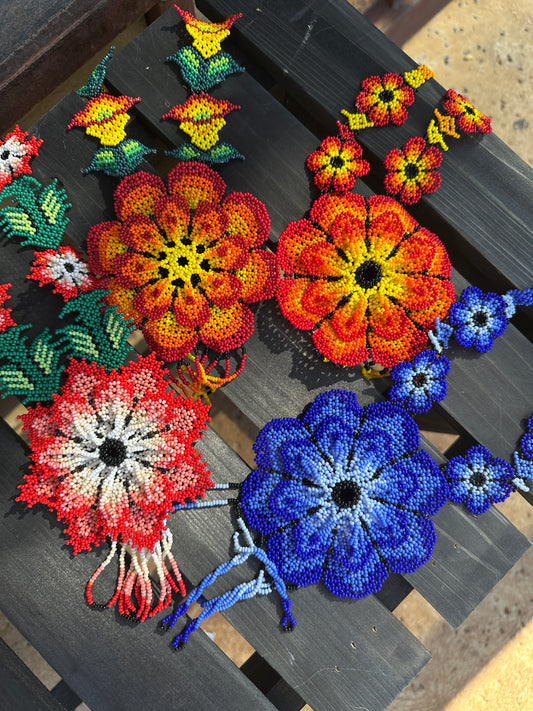 XL Flower Beaded Necklace