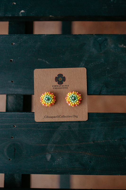 Beaded Studs - Earrings