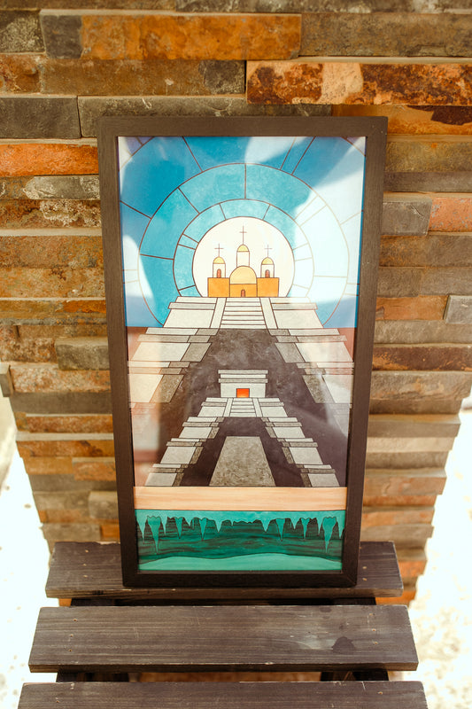 Framed Church on Pyramid