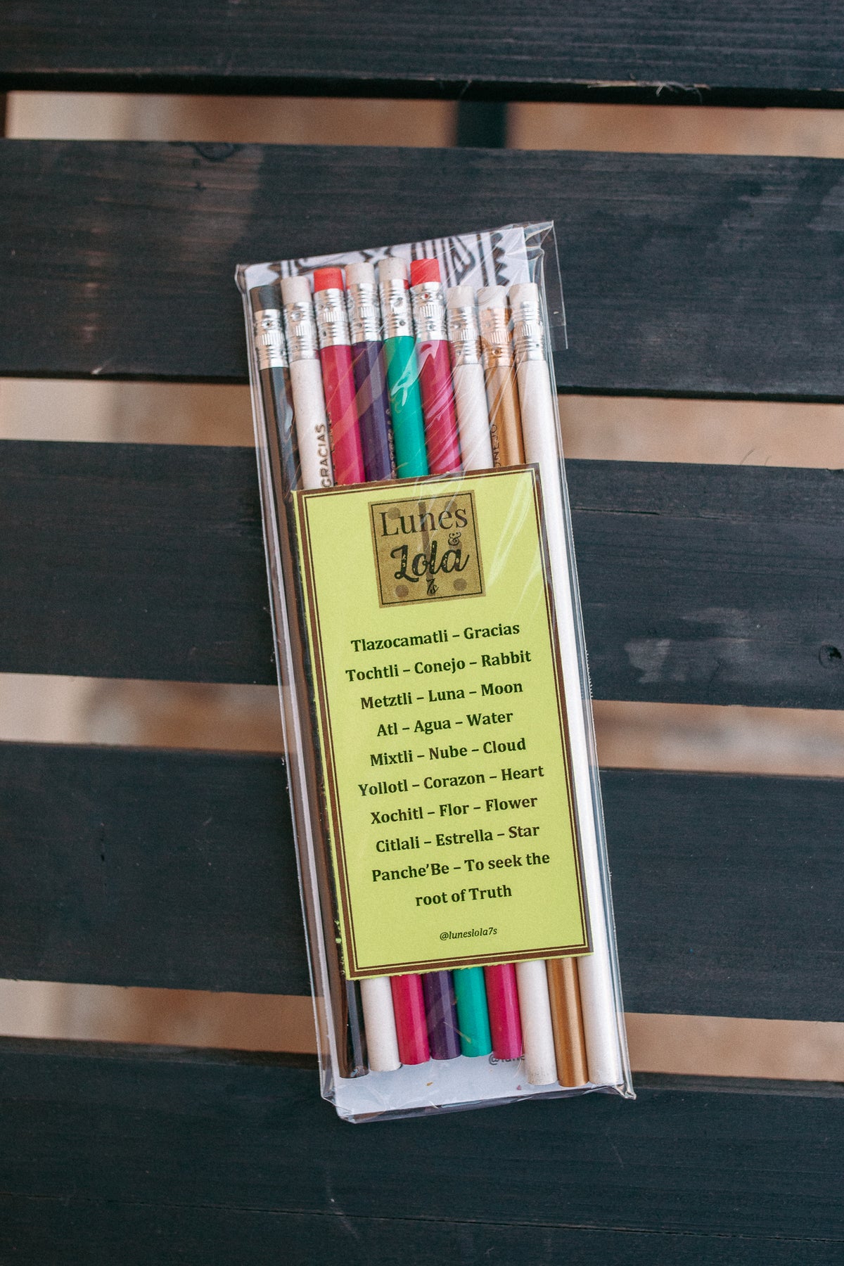 Lunes & Lola 7's Trilingual Pencil Pack