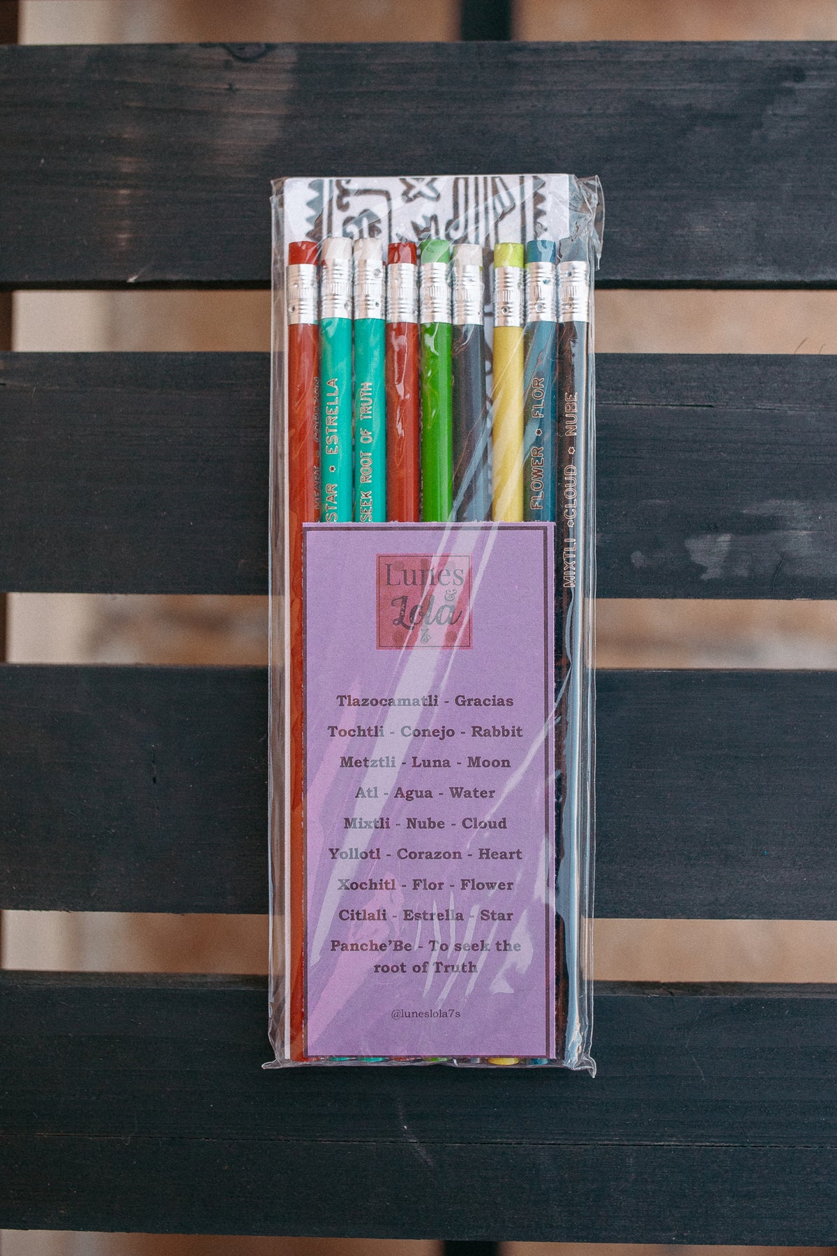 Lunes & Lola 7's Trilingual Pencil Pack