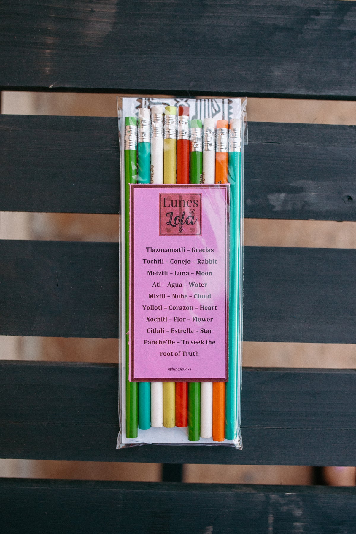 Lunes & Lola 7's Trilingual Pencil Pack