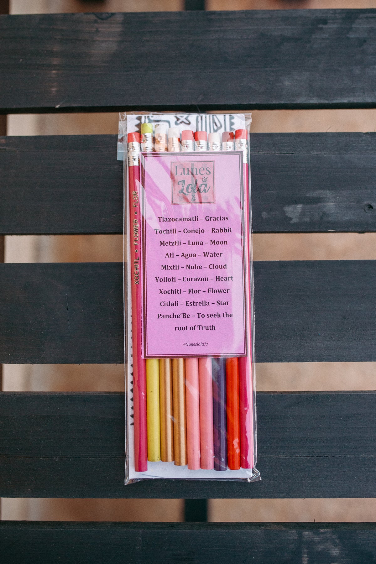 Lunes & Lola 7's Trilingual Pencil Pack