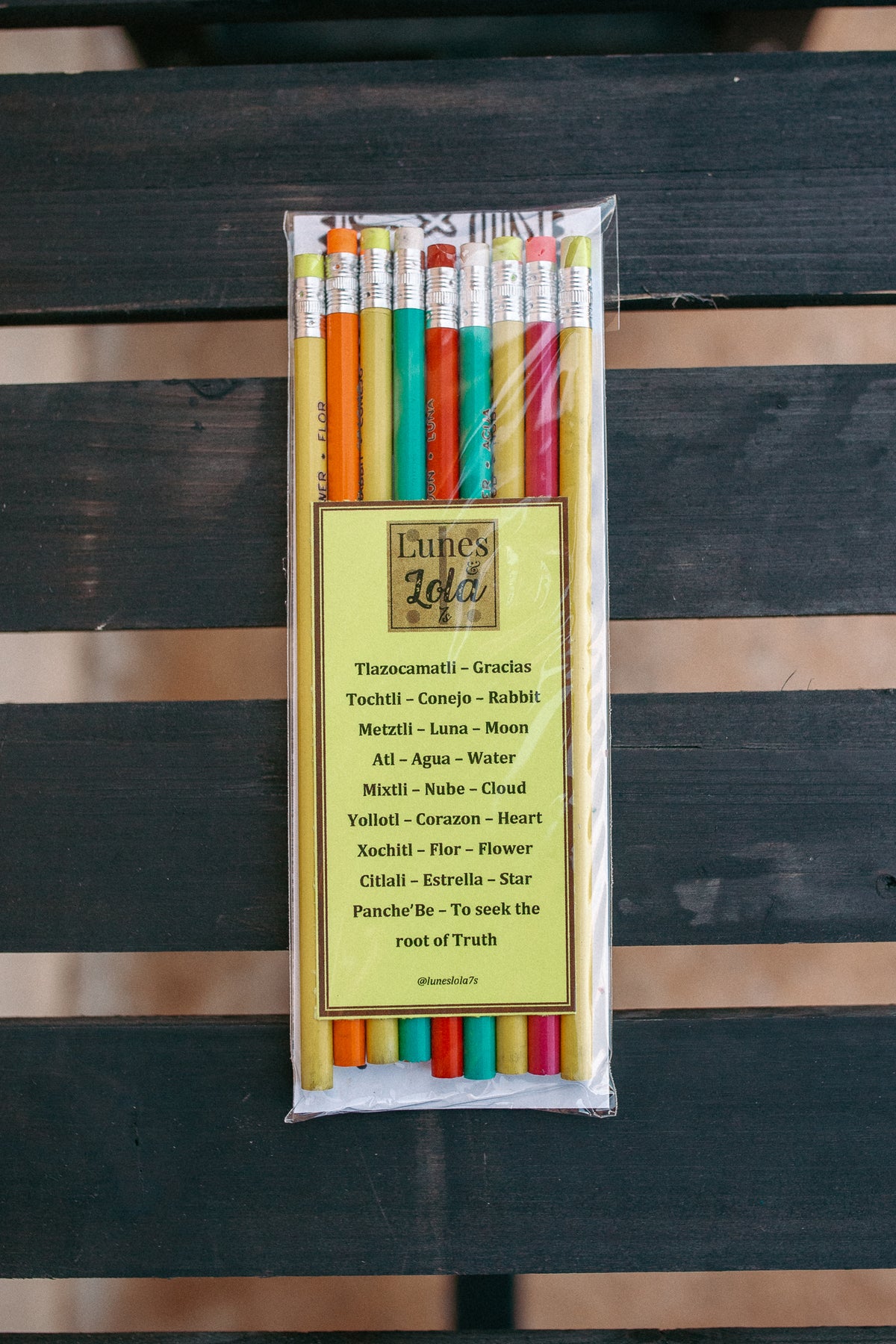 Lunes & Lola 7's Trilingual Pencil Pack