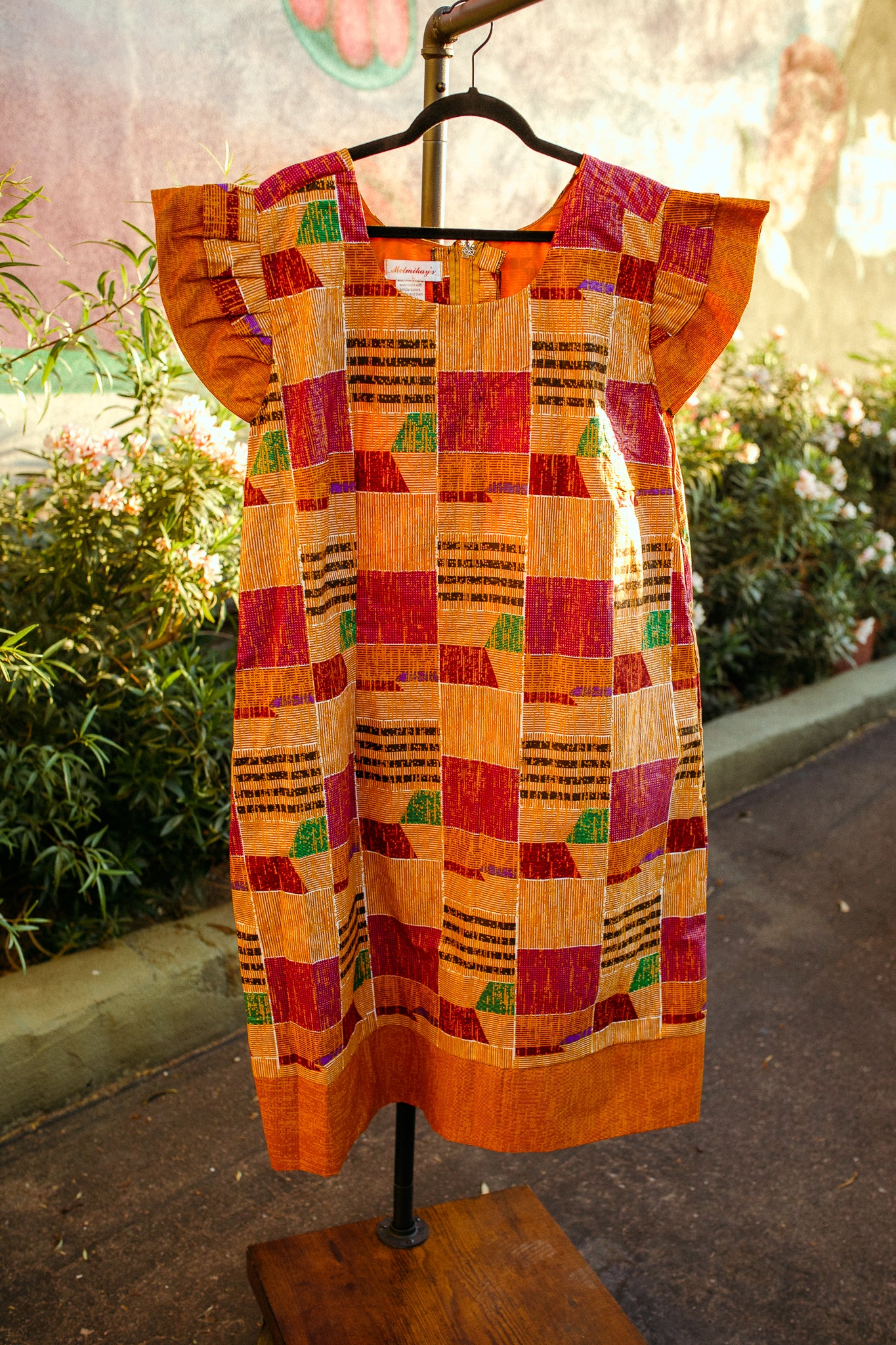 Melmikay's Sheath Dress with Flutter Sleeves