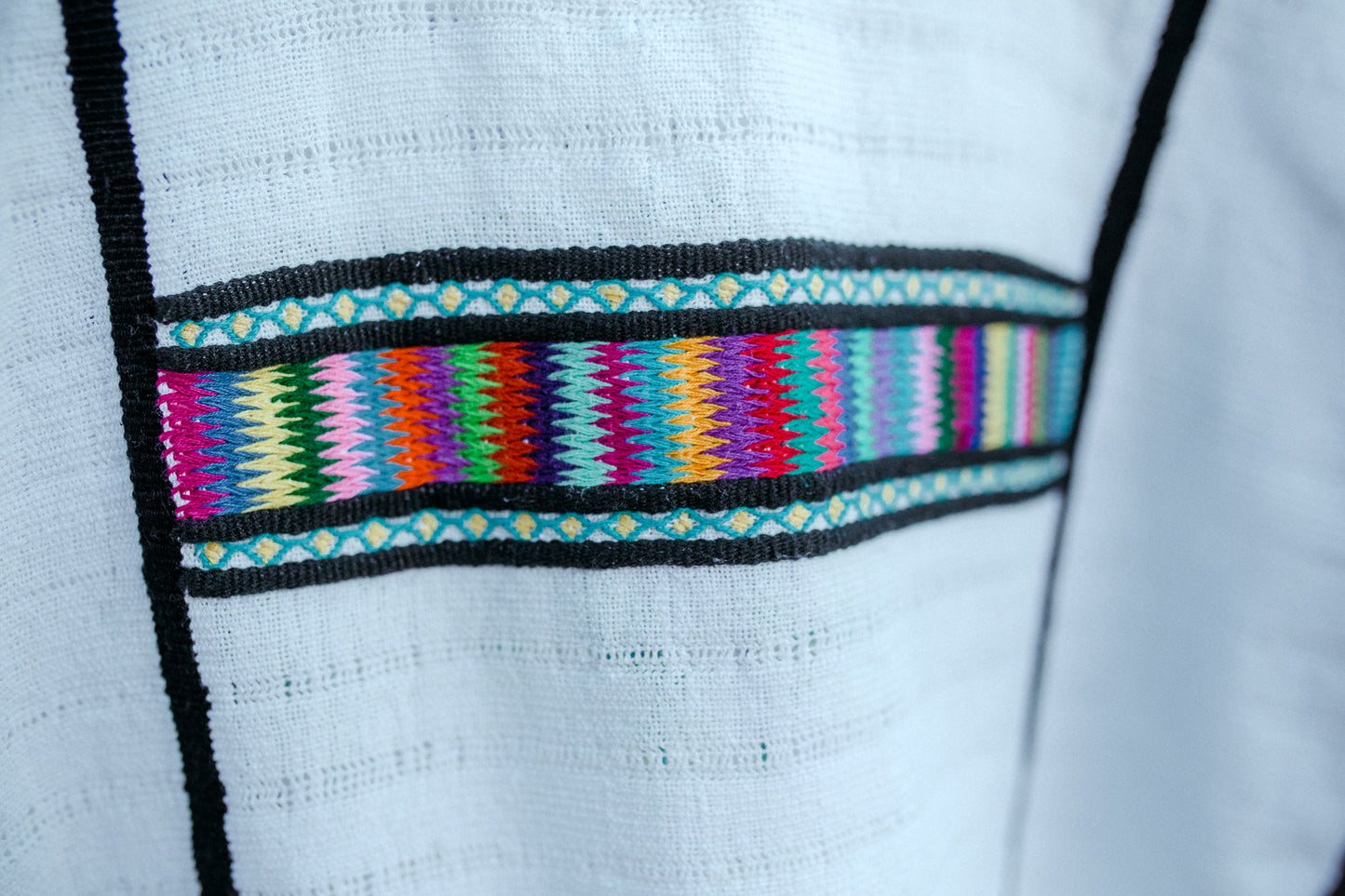 Huipil Blanco de Oaxaca