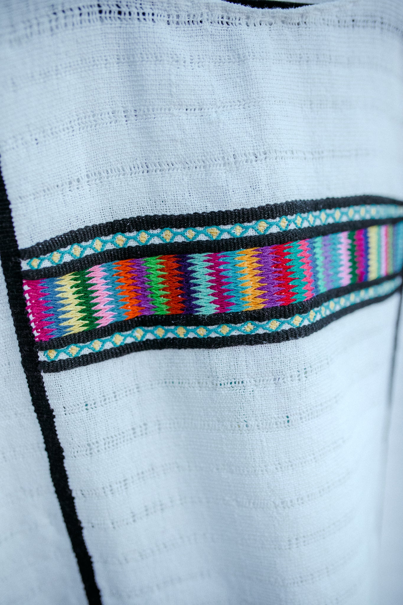 Huipil Blanco de Oaxaca