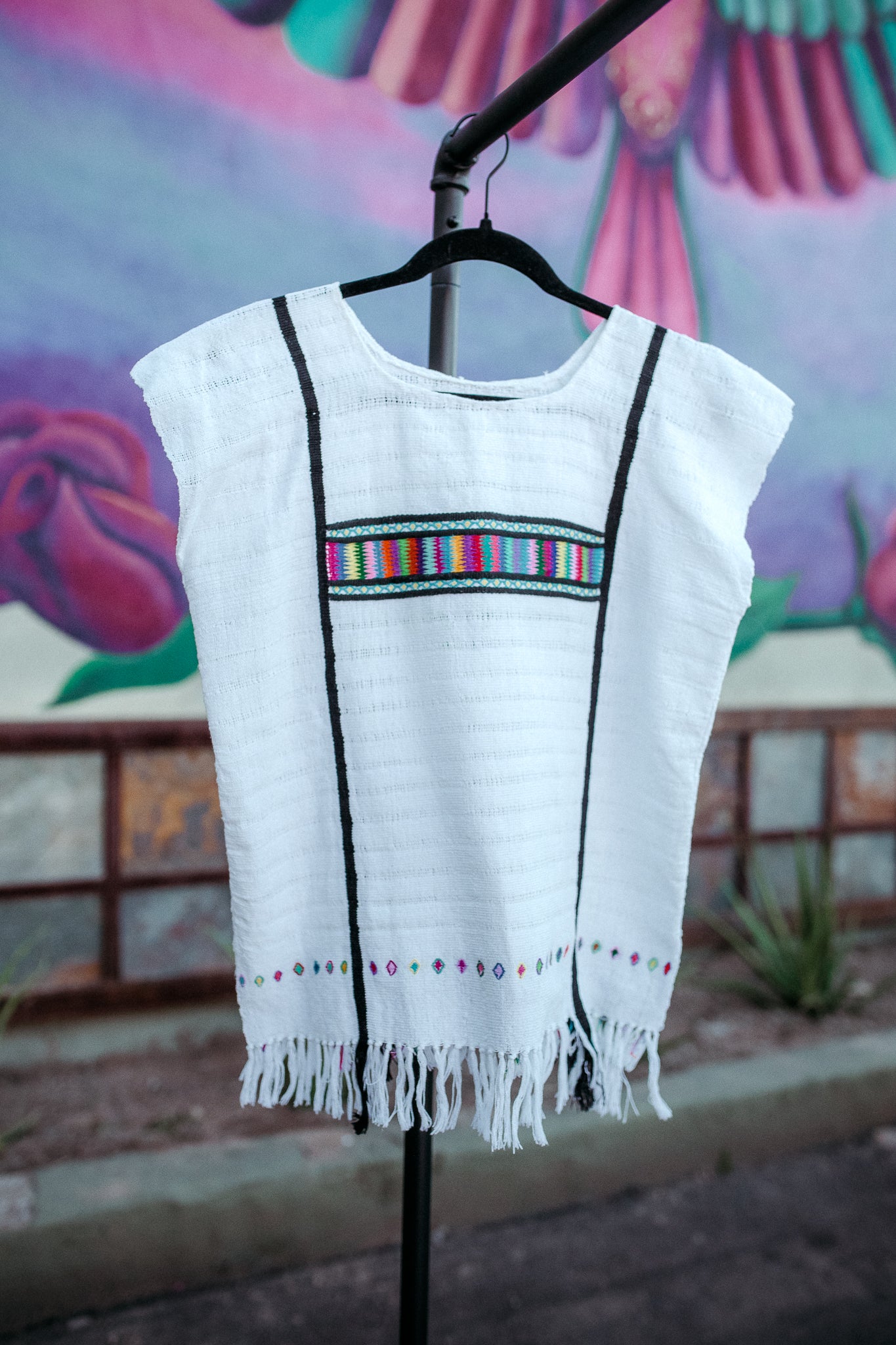 Huipil Blanco de Oaxaca