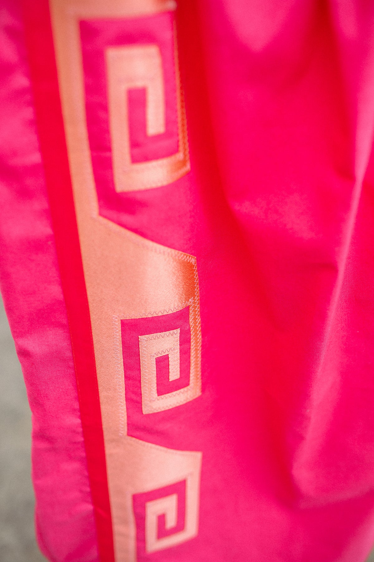 Tammy's O'odham Pink Design M Ribbon Skirt