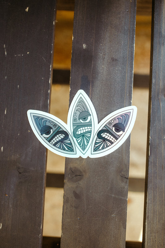 3 Flints Sticker