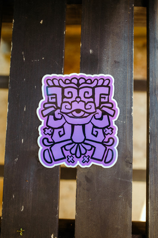Holographic Purple Ollin Sticker