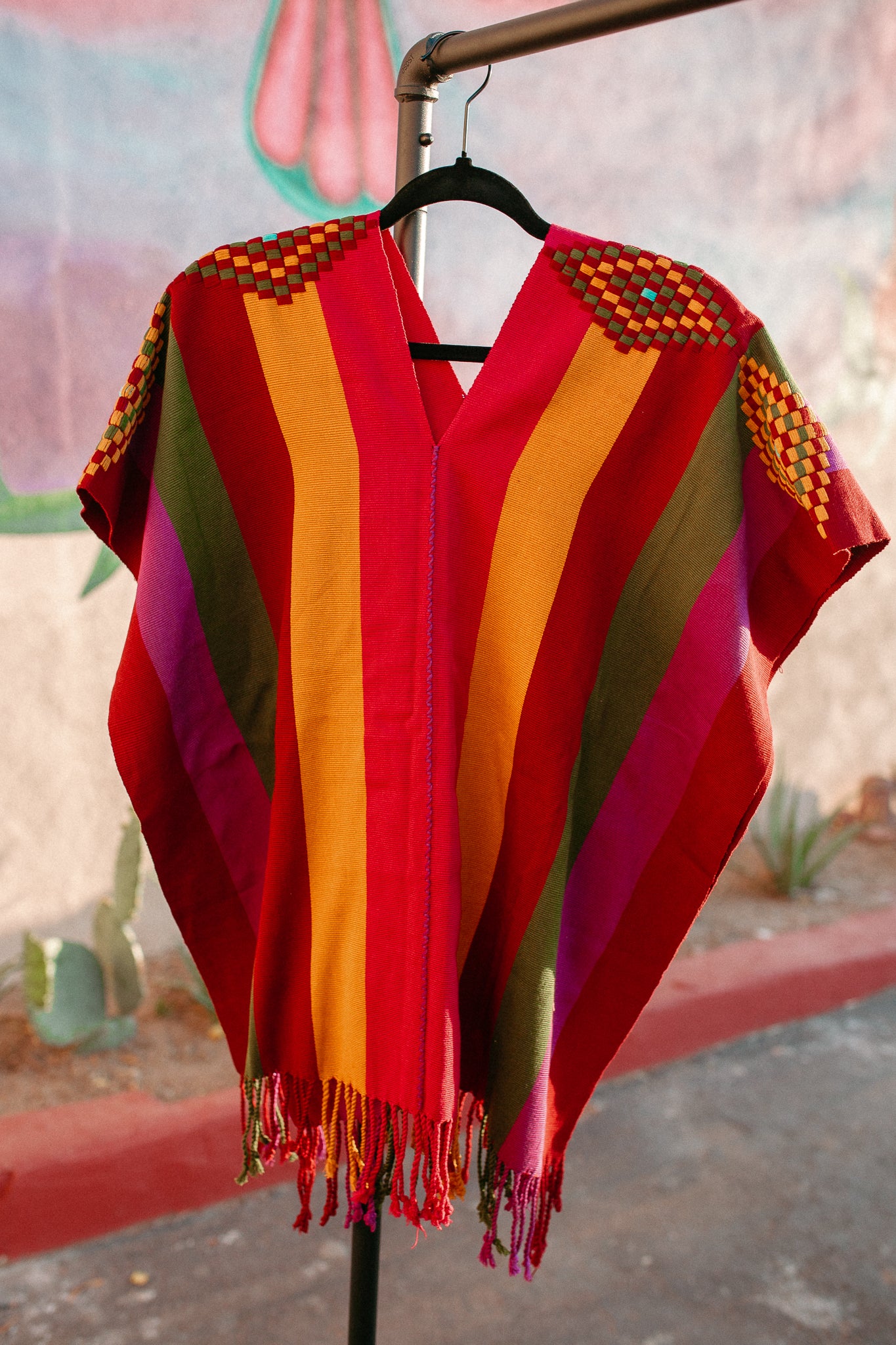 Multicolor Poncho de Chiapas